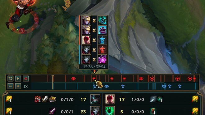 Pré-saison de LoL-replay-timeline