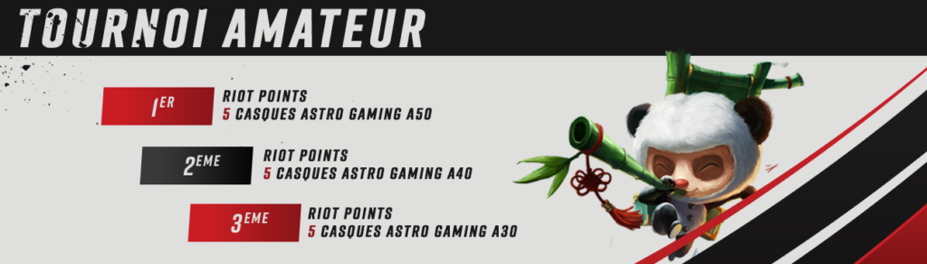 récompenses tournoi amateur