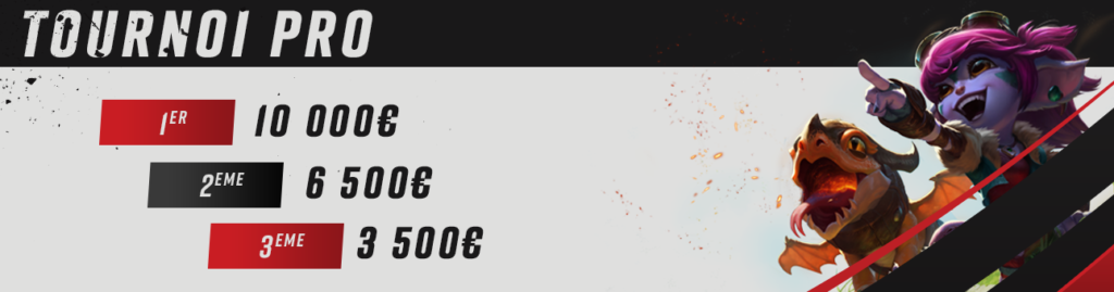 Récompenses tournoi pro