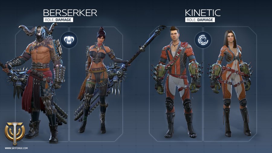 skyforge berserker kinetic