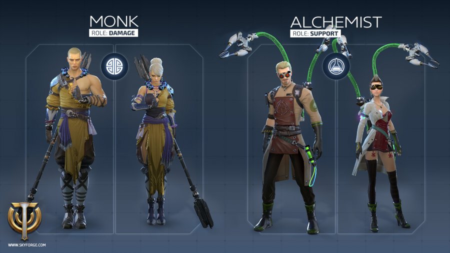 skyforge monk alchemist