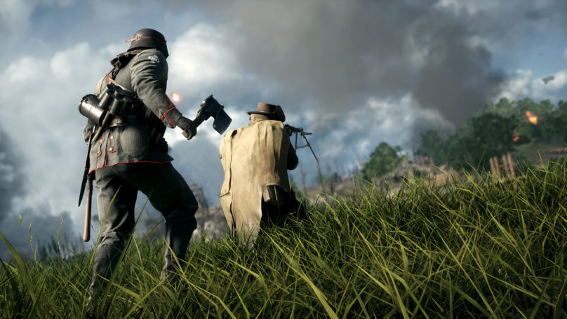 Battlefield 1 - Les détails complets de la grande mise à jour d'hiver Soldat prêt à tuer un ennemi à la hache