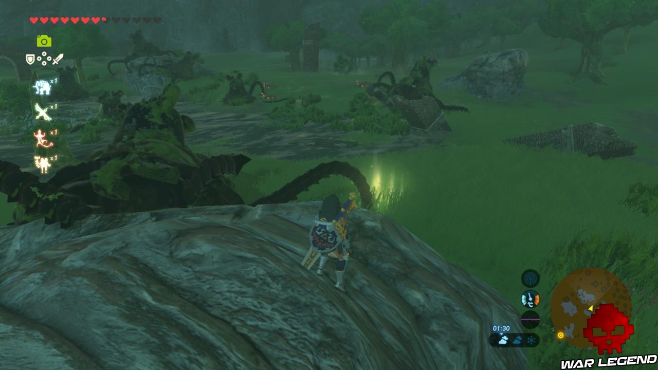 Soluce The Legend of Zelda: Breath of the Wild - Trouver tous les souvenirs gardiens
