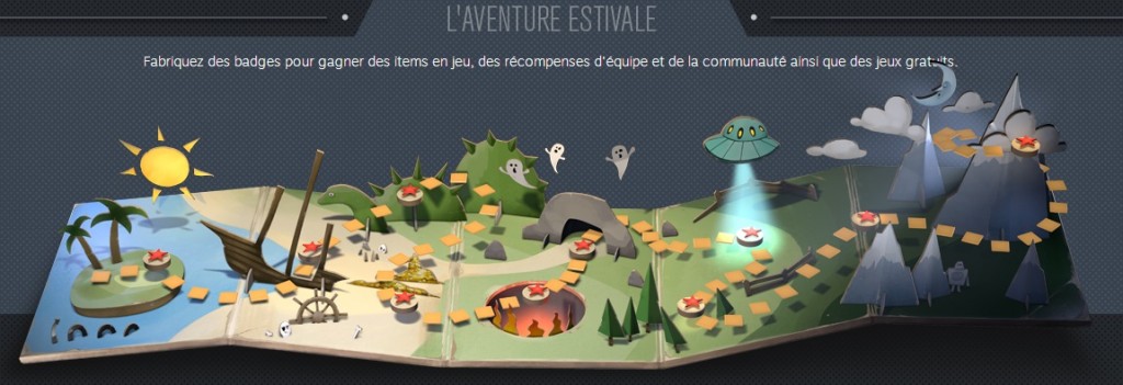 steam aventure estivale