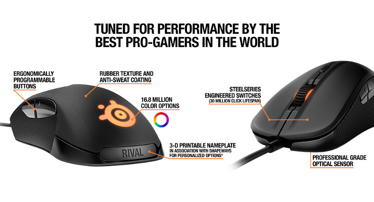 steelseries rival features