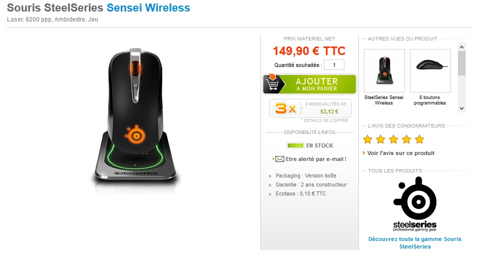 steelseries sensei wireless