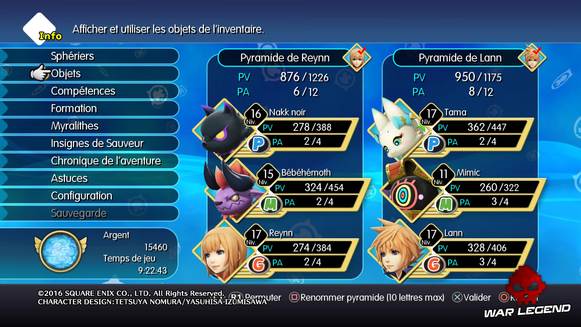 Test World of Final Fantasy War Legend