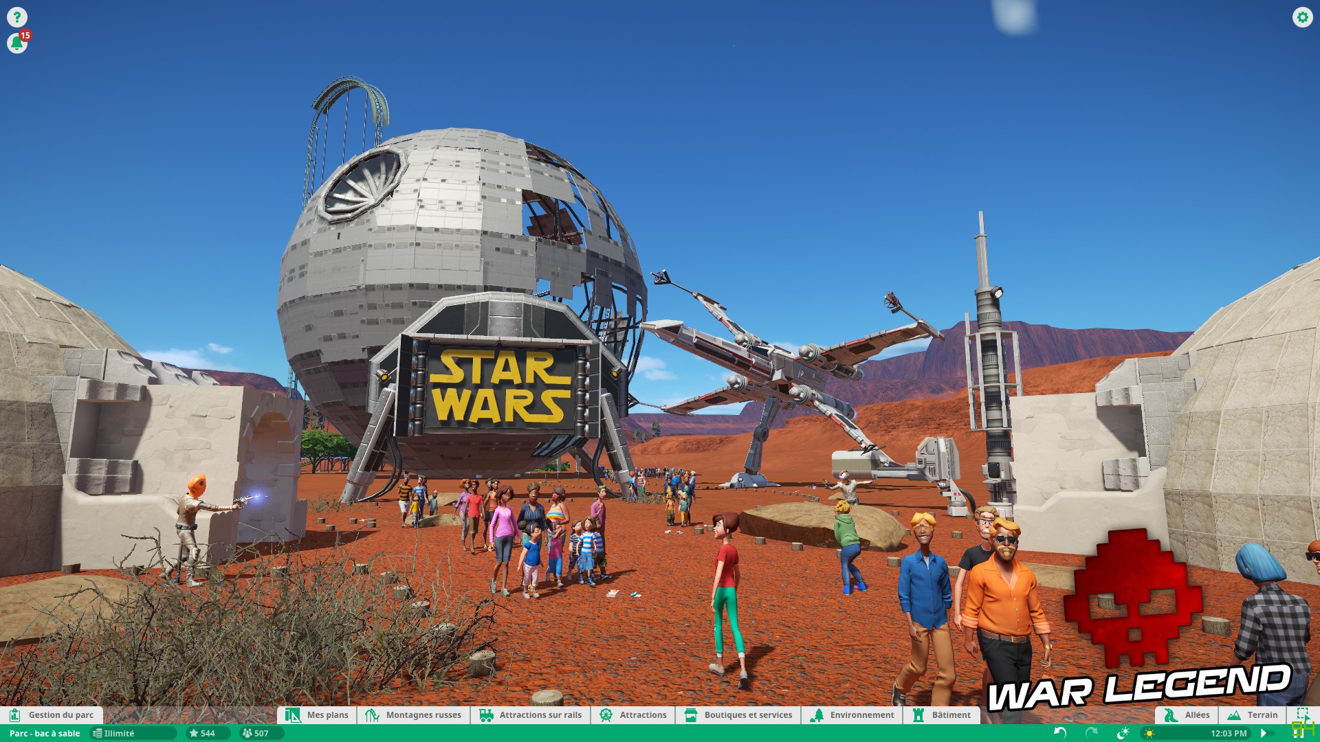 Test Planet Coaster - Quand la modernité transcende un vieux genre - Star Wars