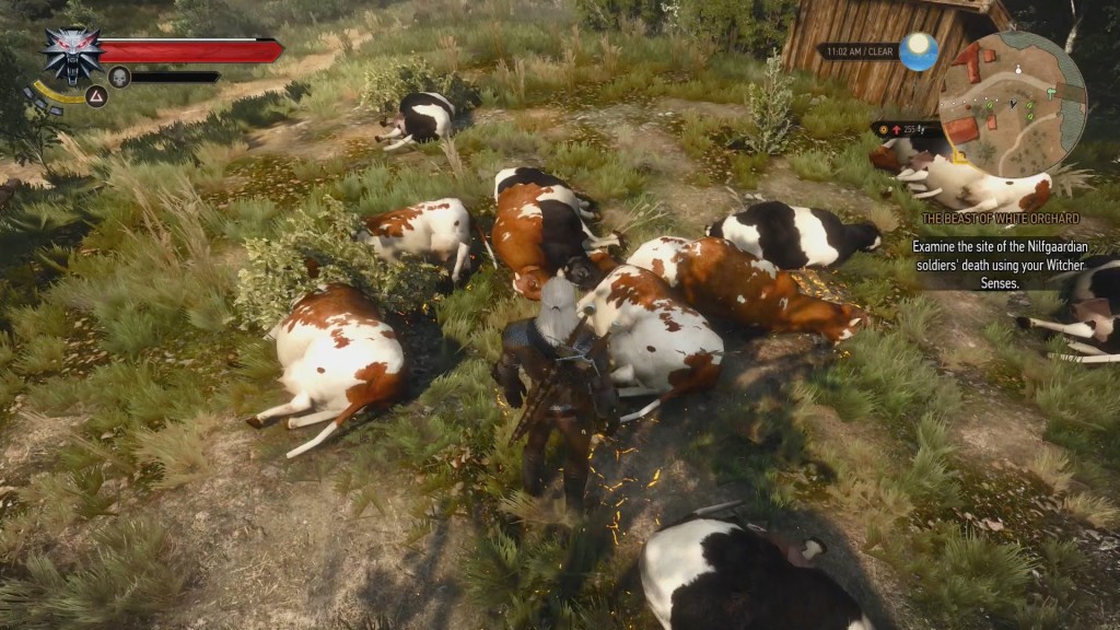witcher 3 cows