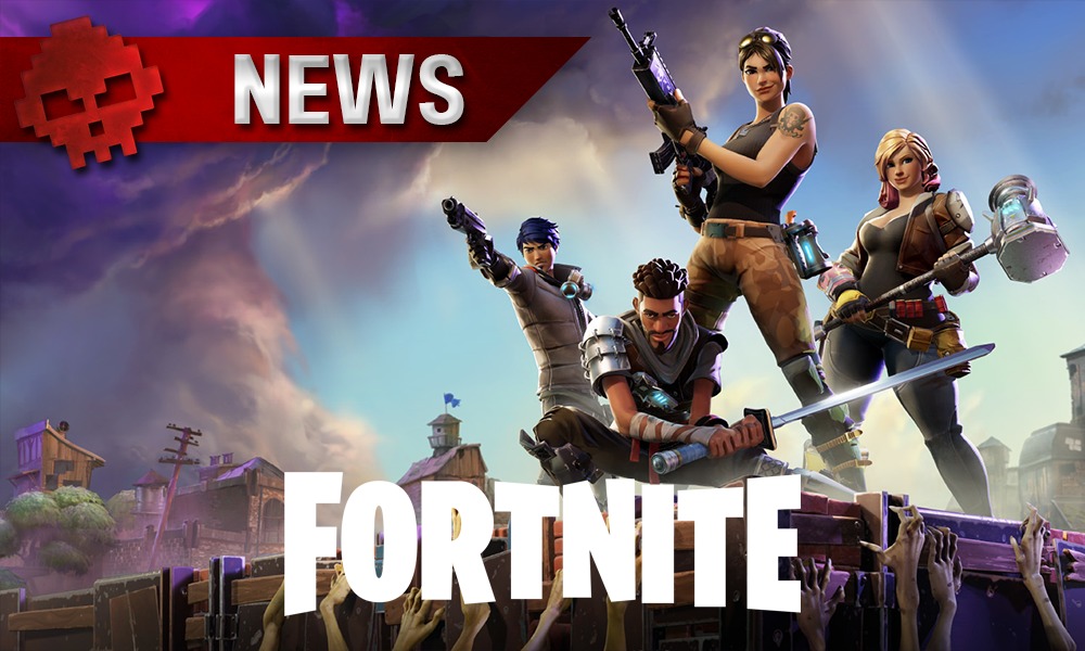 Les personnages de Fortnite, à l'abri sur leur fort