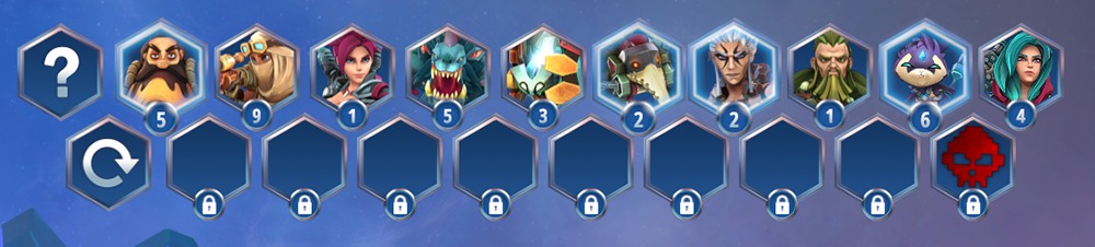 L'écran de sélection des personnages d'Insidia