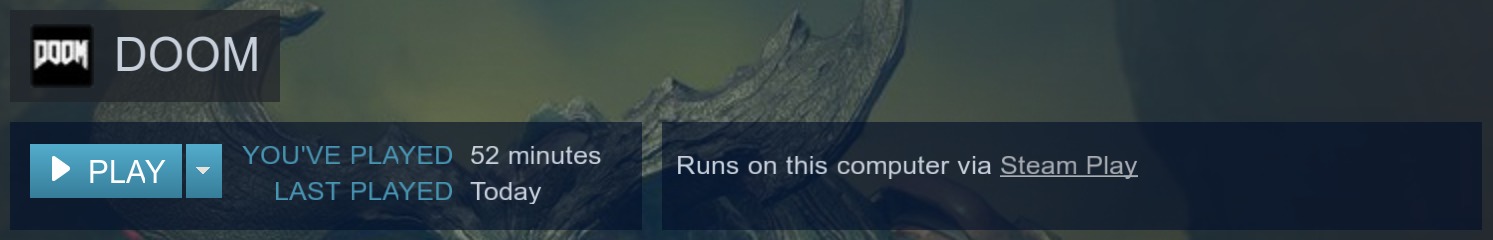 Steam Play Linux DOOM