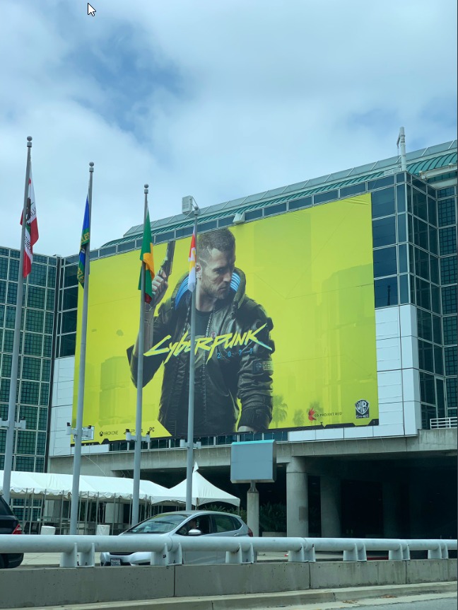 publicité cyberpunk 2077 E3