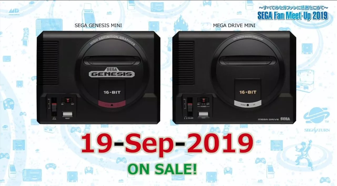 Genesis et Mega drive mini 