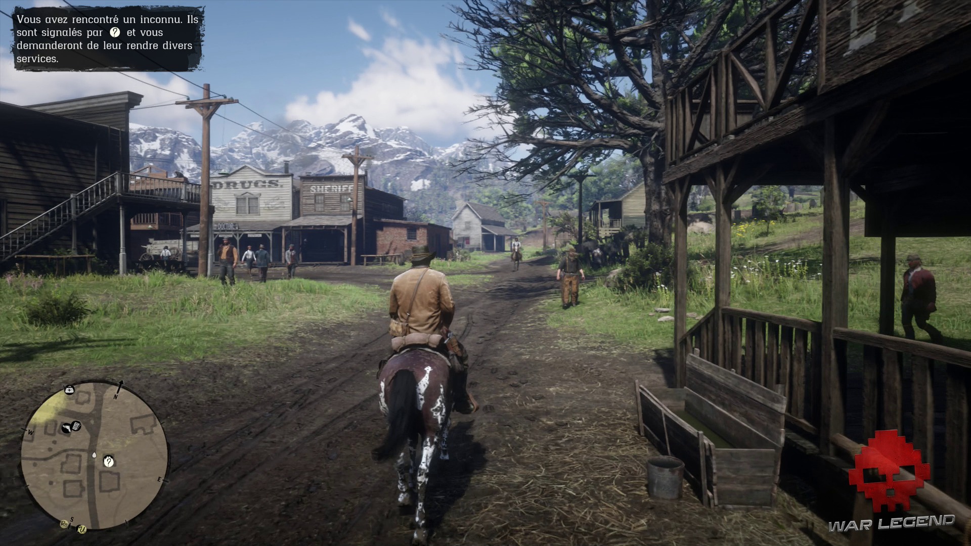 Soluce Red Dead Redemption 2 - Repos à l'américaine Arthur arrive à Valentine