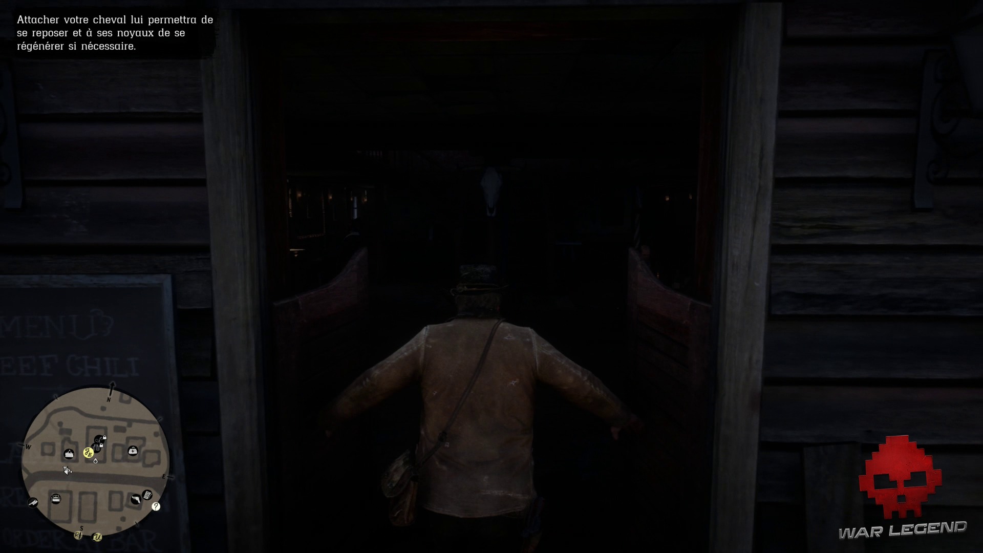 Soluce Red Dead Redemption 2 - Repos à l'américaine Arthur rentre dans un Saloon