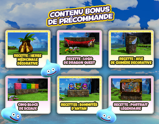 Bonus préco Dragon quest builders 2