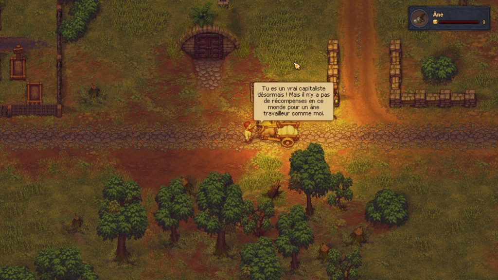 L'âne farceur de graveyard Keeper