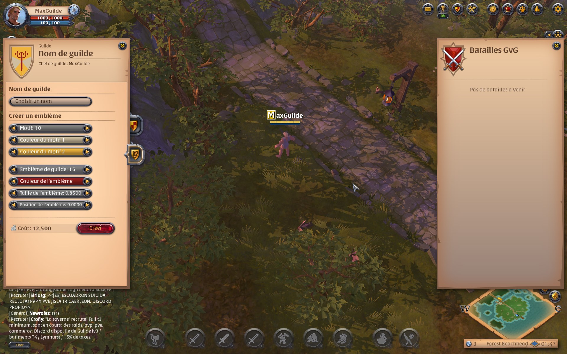 Guide Albion Online Création et gestion d'une guilde