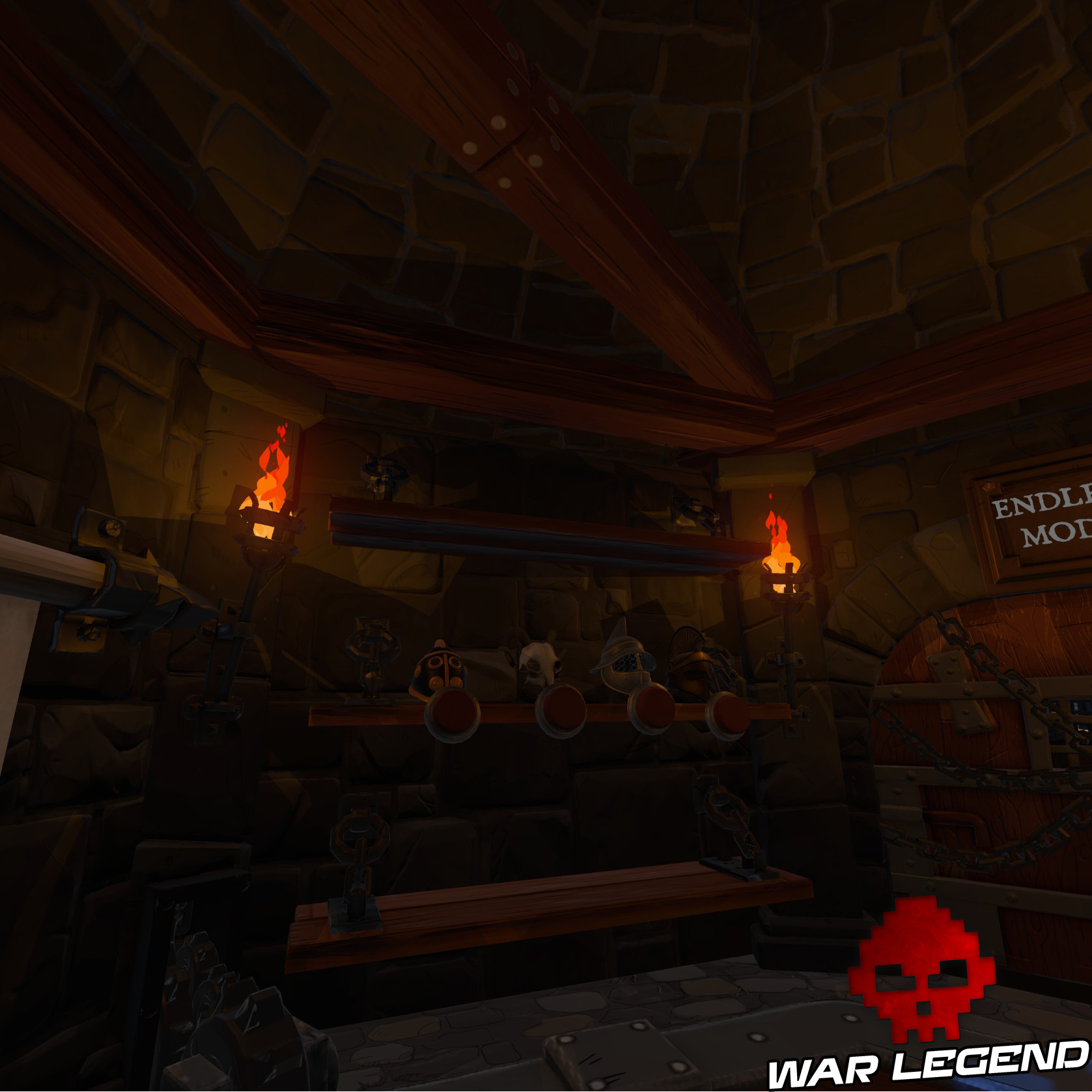 casques de champions exposés sur des étagères