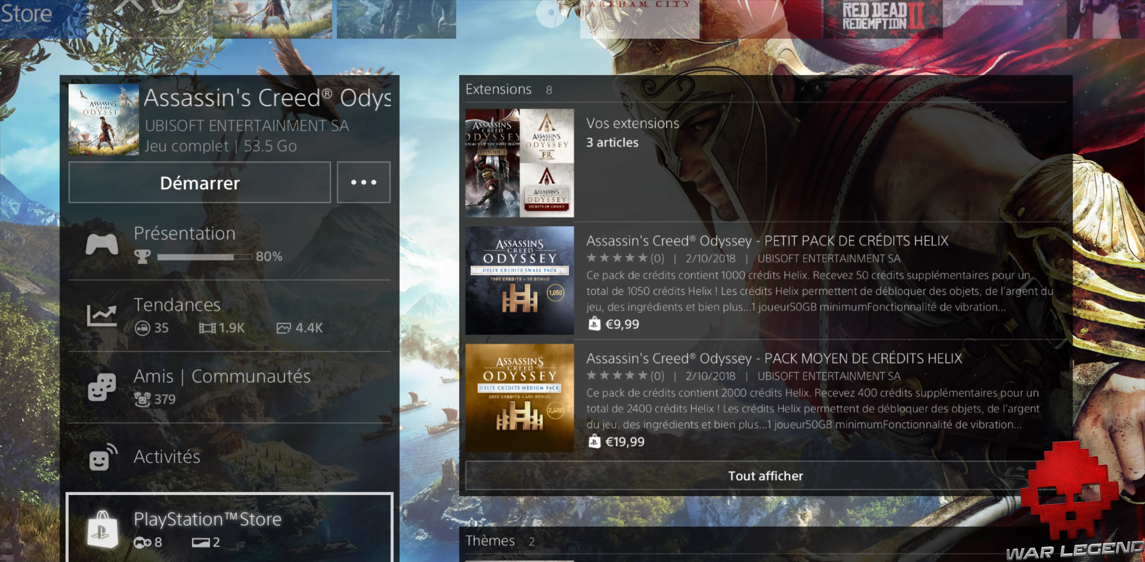 Assassin's Creed Odyssey - L'héritage de la première lame playstation