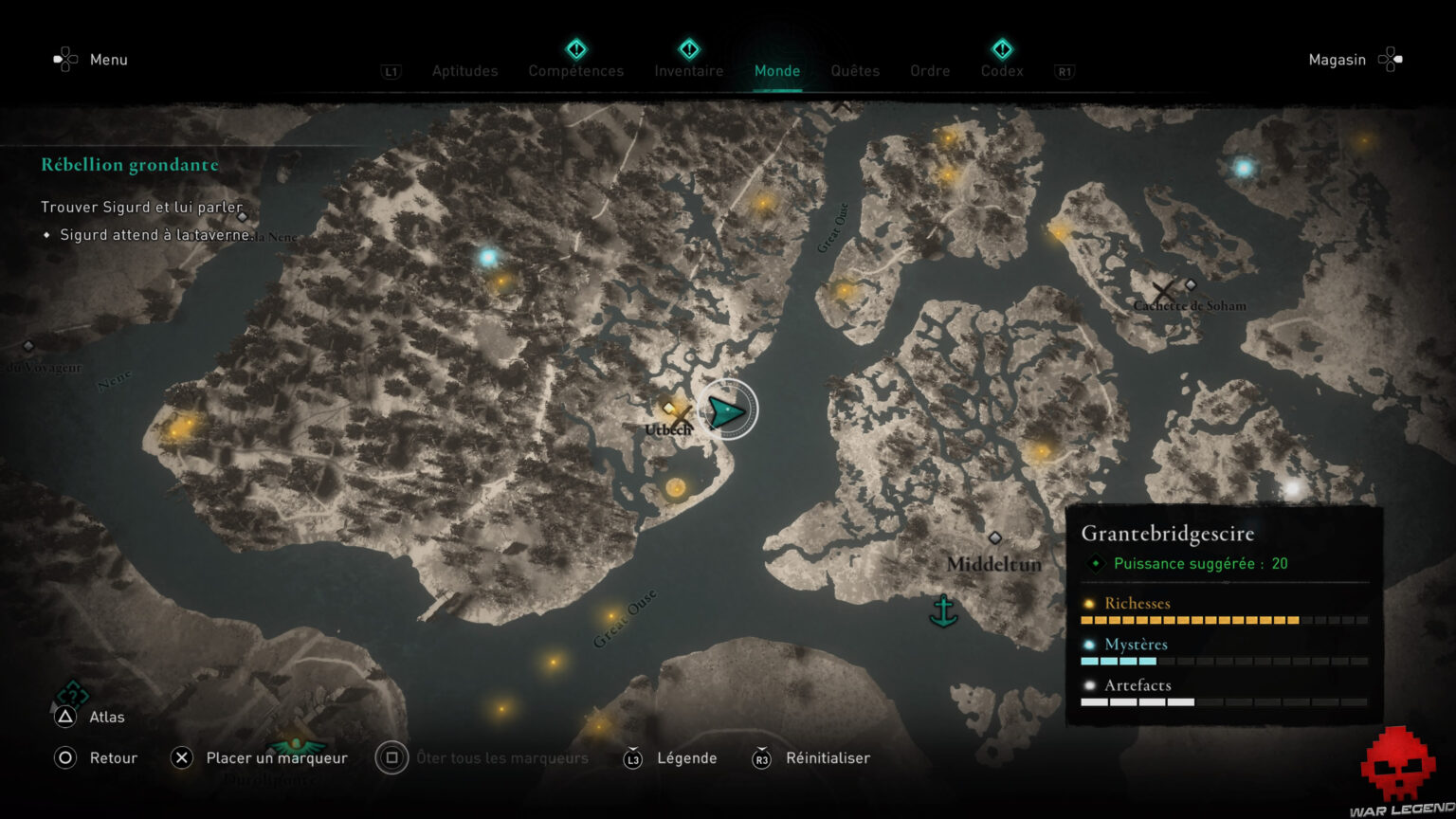 Guide Assassin's Creed: Valhalla - Trouver tous les membres de l'Ordre