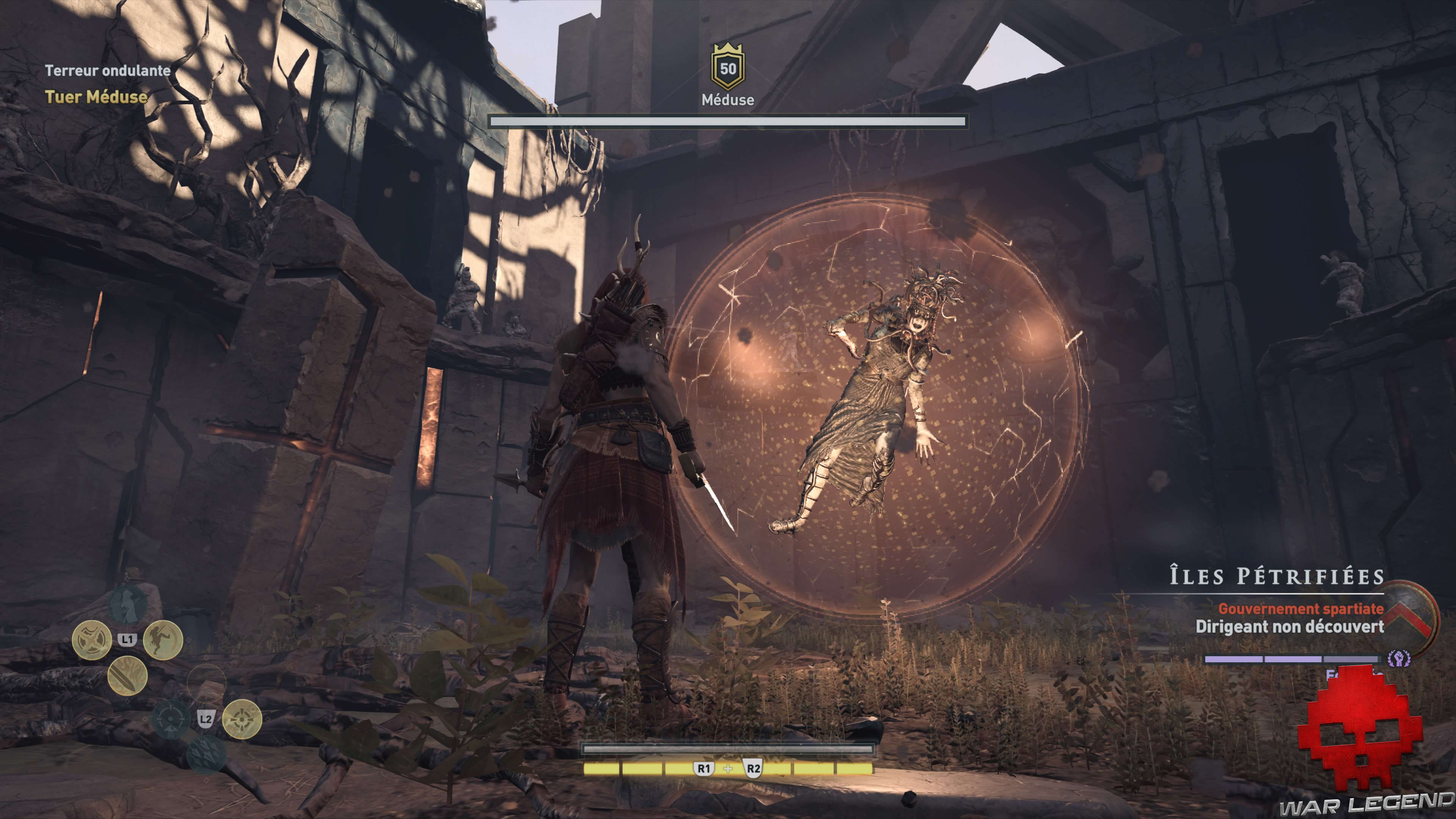 Guide assassin's creed odyssey créatures mythologiques - méduse