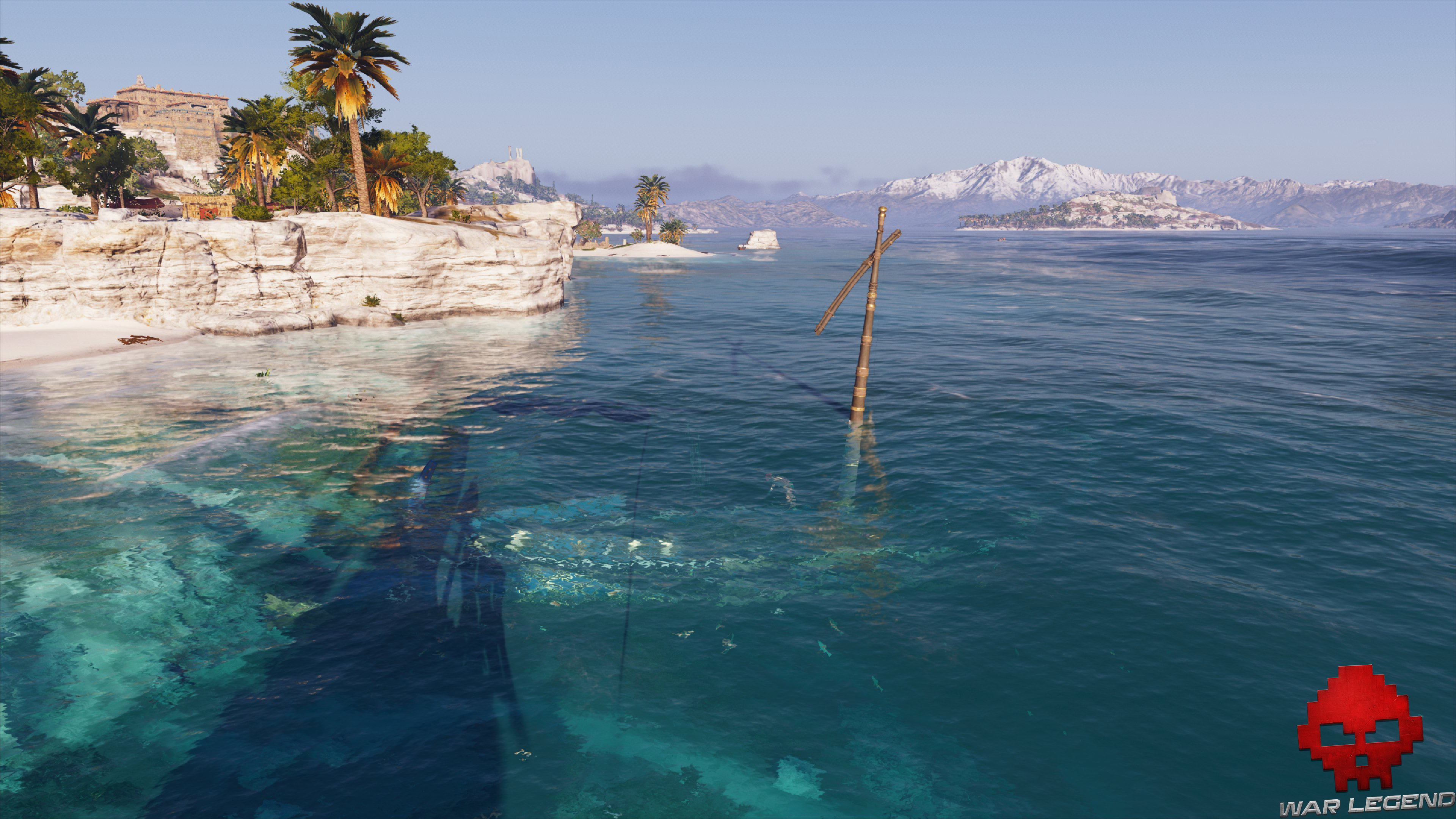Guide débutant Assassin's Creed Odyssey - Épave sous l'eau