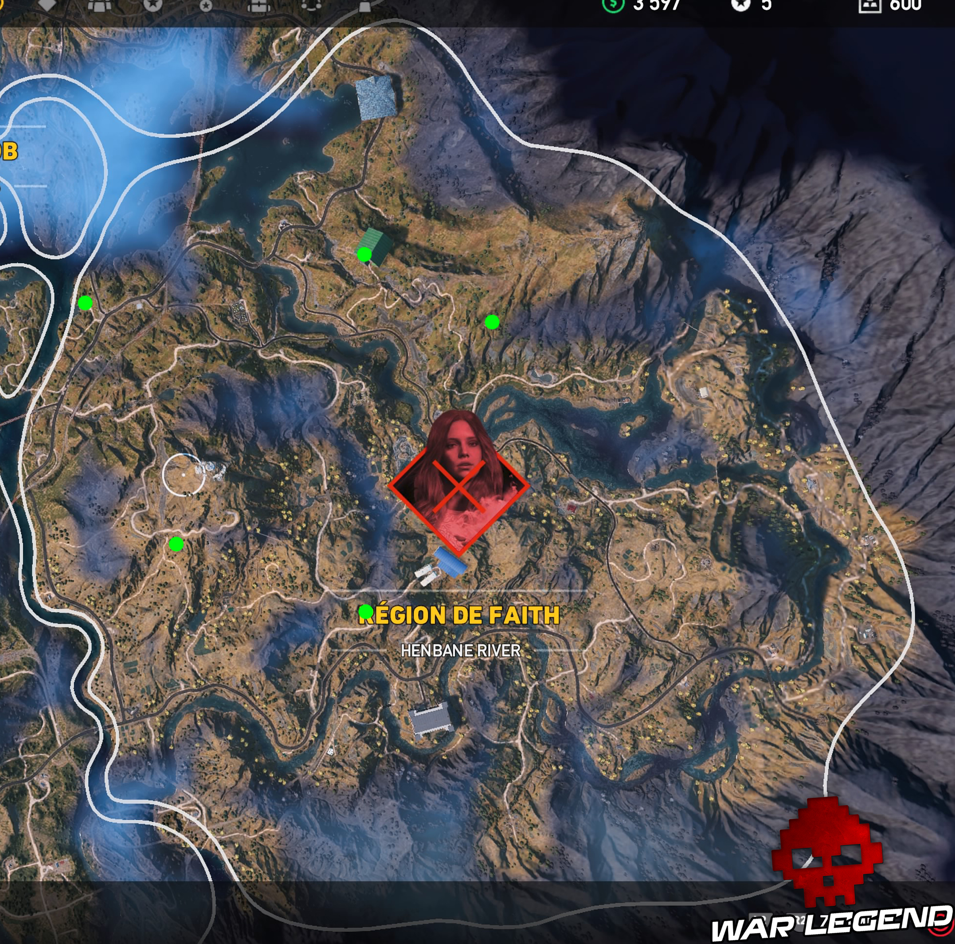 BD Faith Far Cry 5 carte