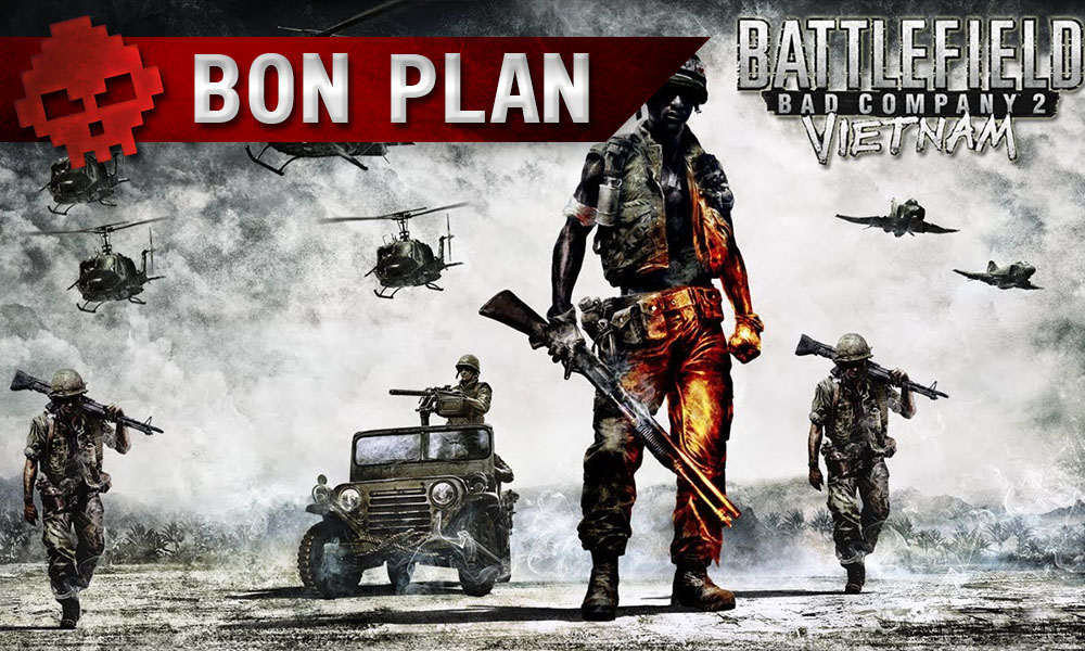Battlefield: Bad Company 2 Vietnam est gratuit sur le Xbox Live Soldats au Vietnam + Logo du jeu
