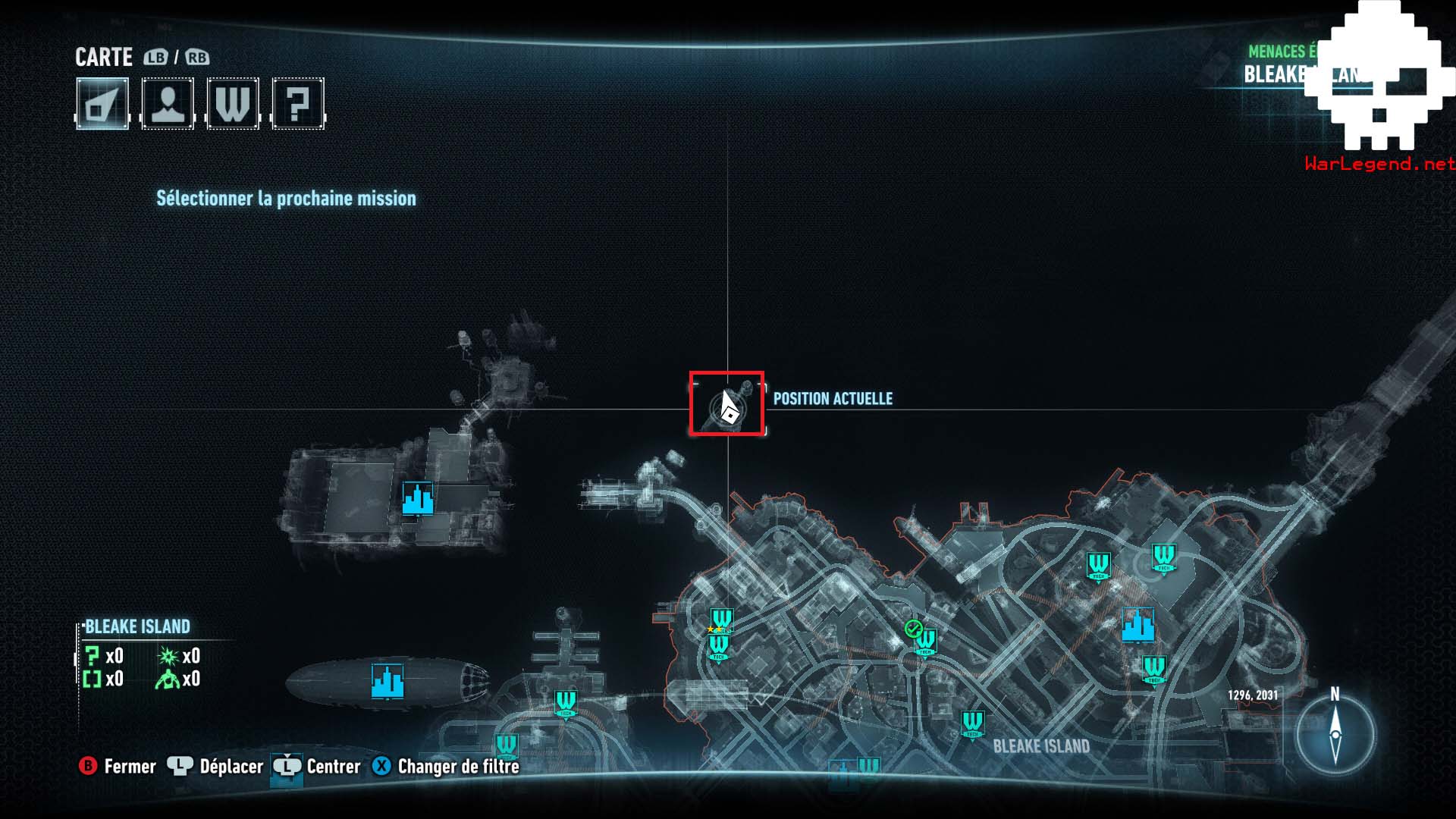 Batman Arkham Knight Trophée Homme-mystère Bleake Island