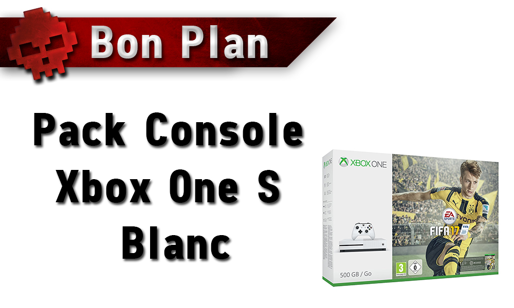 Bon Plan - Pack Console Xbox One S Blanc