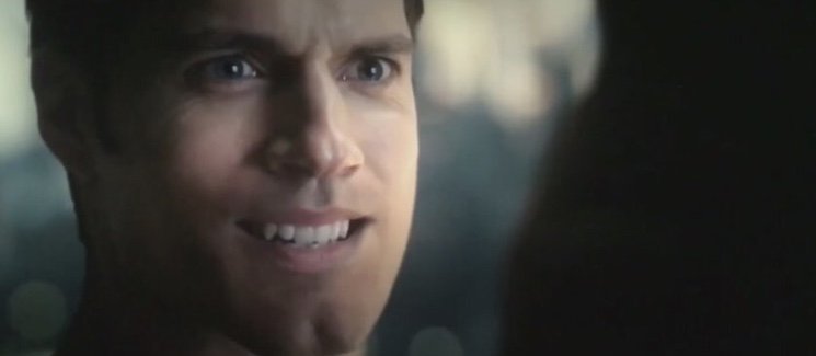 Superman moustache CGI