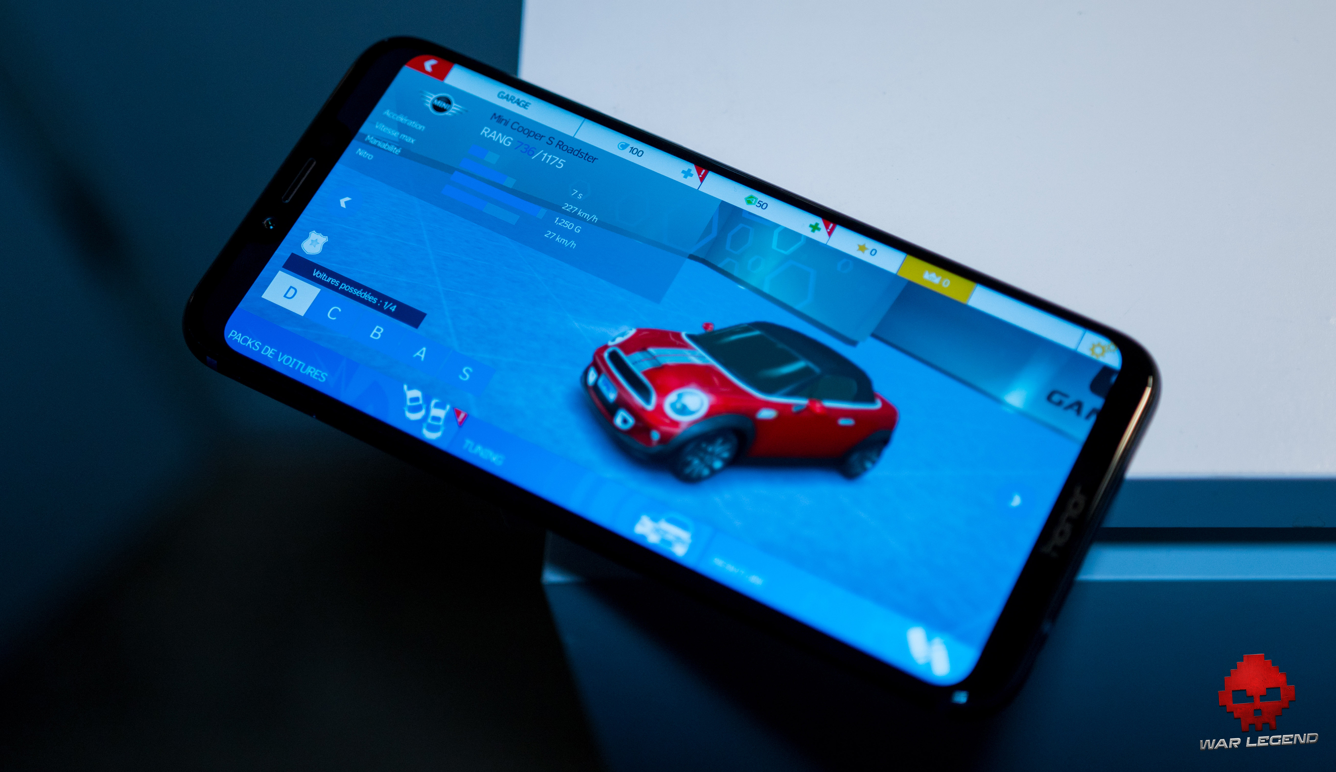 Test Honor Play asphalt