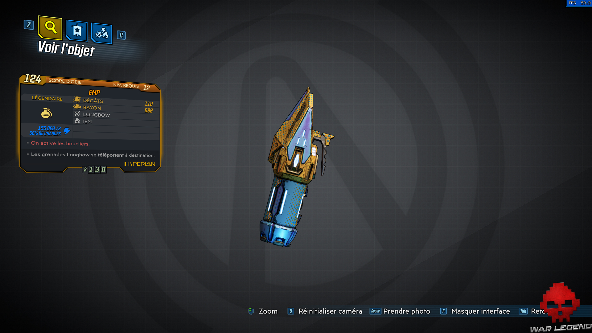 guide borderlands 3 légendaire EMP