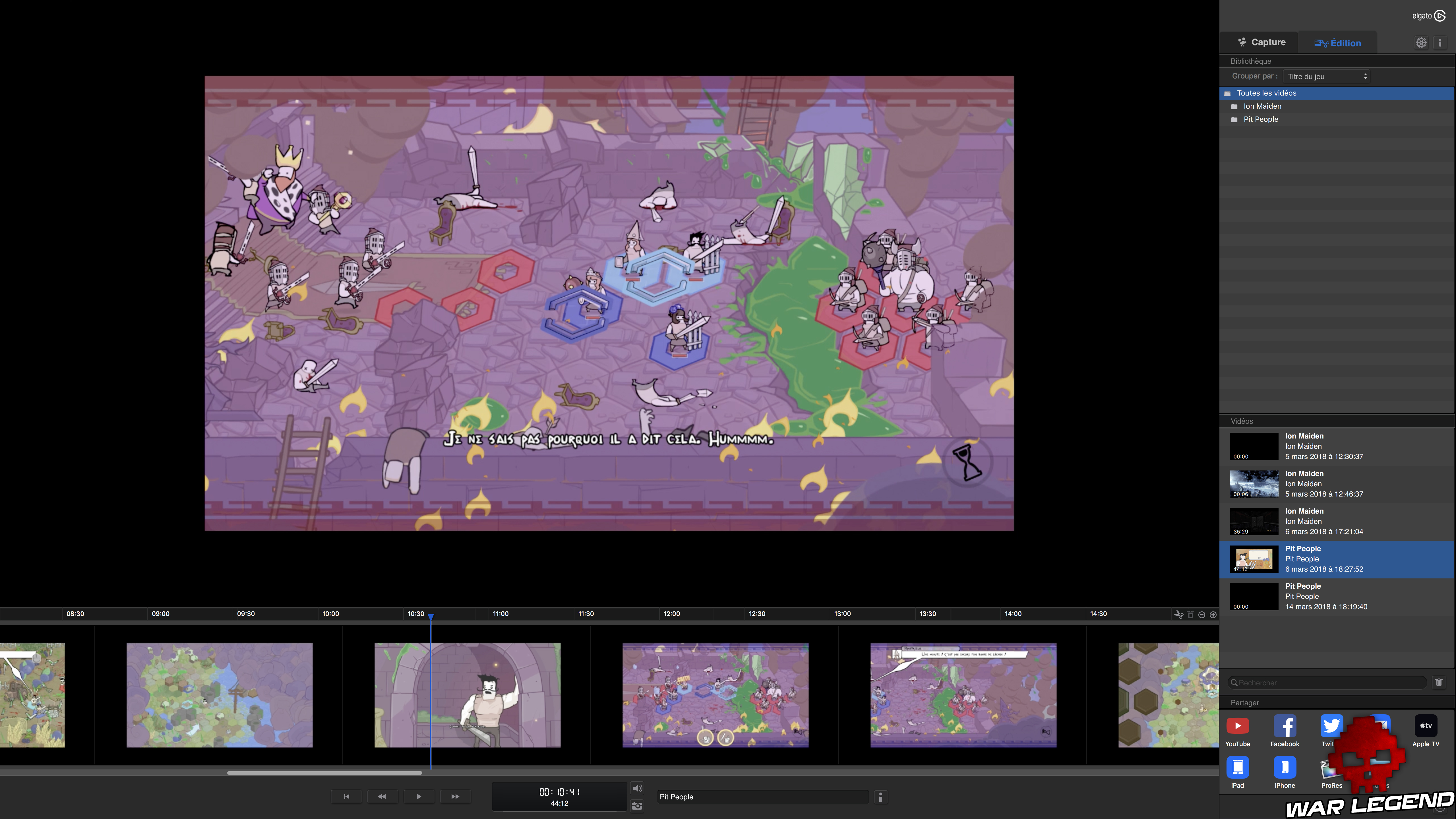 Elgato HD60S interface édition