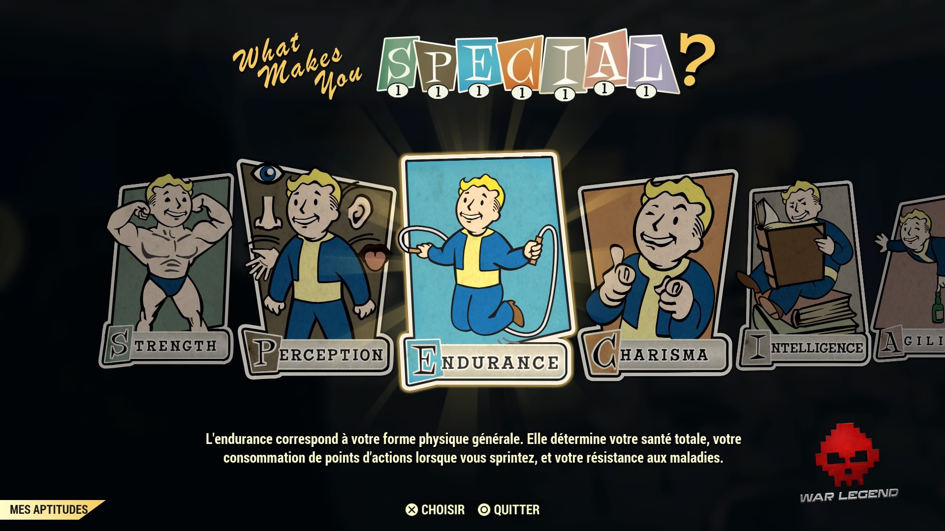 Fallout 76 les caractéristiques