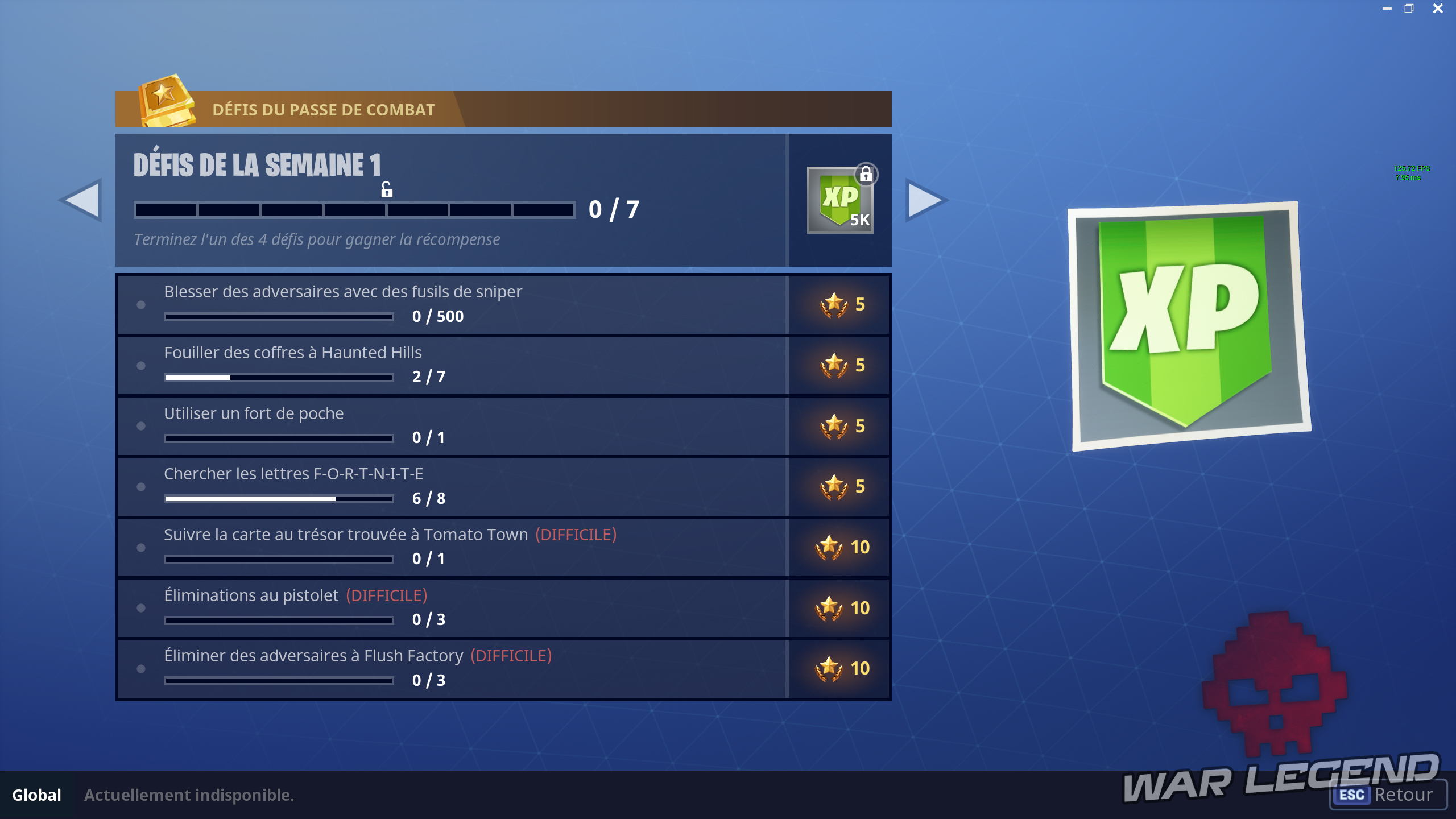 Defi cachac fortnite semaine 1