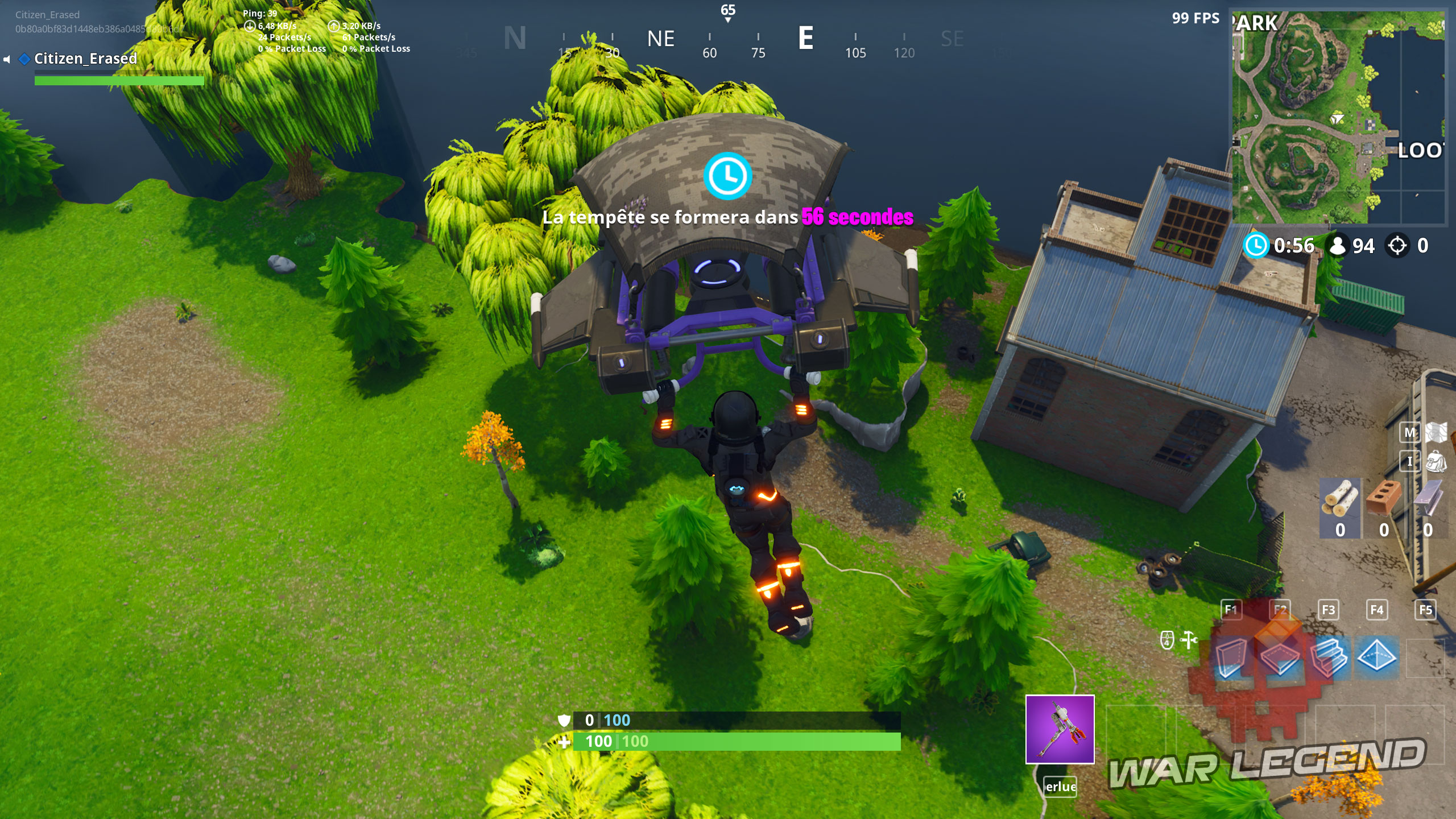 usine loot lake - usine fortnite