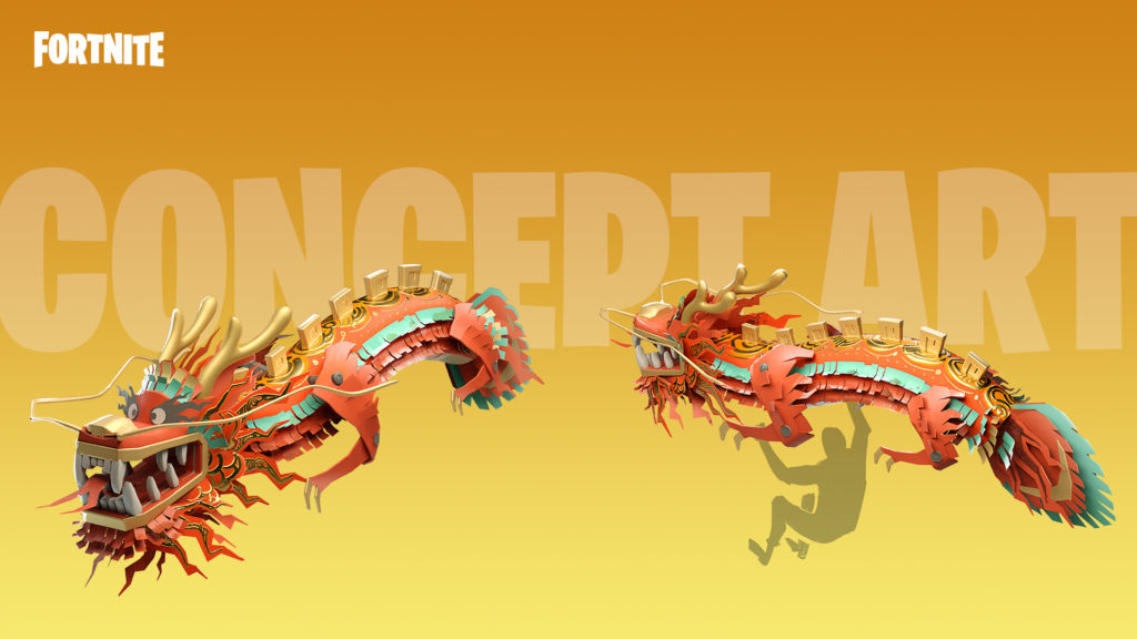 Planeur dragon chinois fortnite