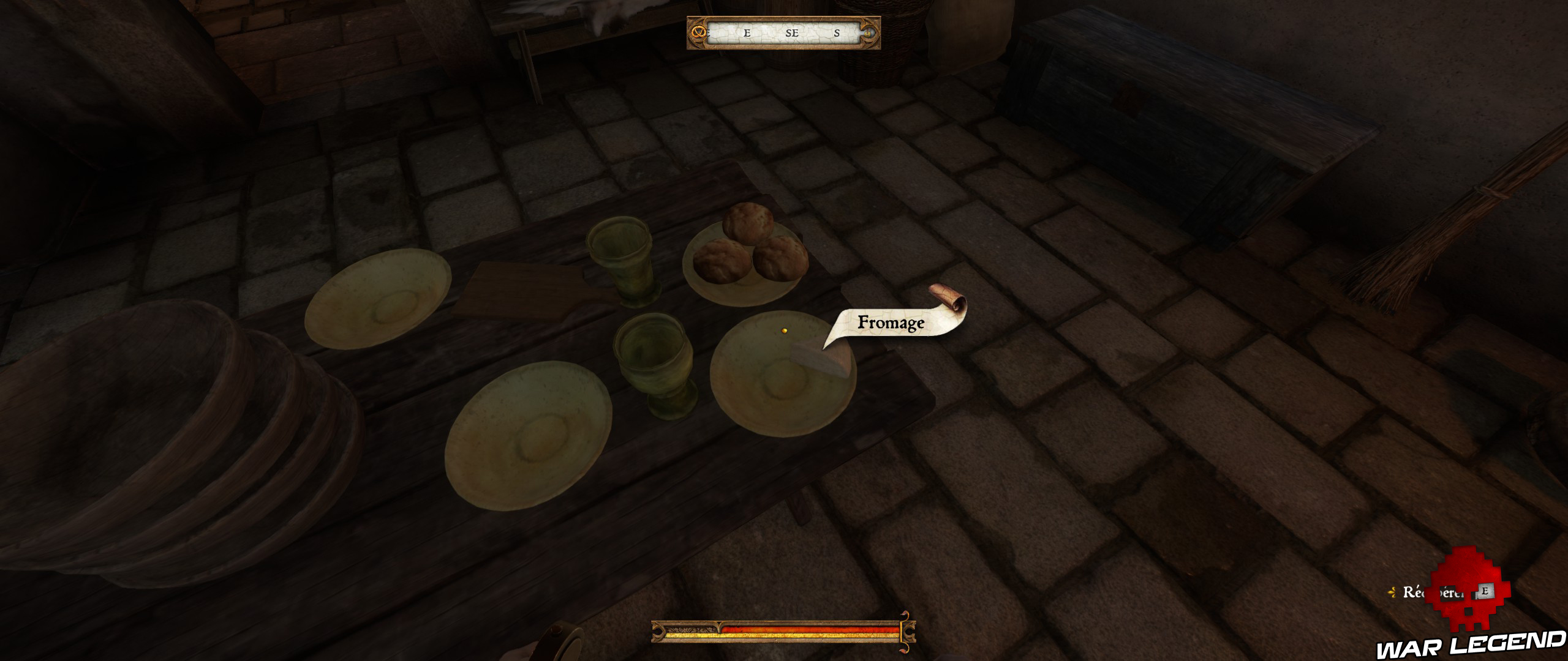 Fuite ! Kingdom Come 8 aliments cuisine