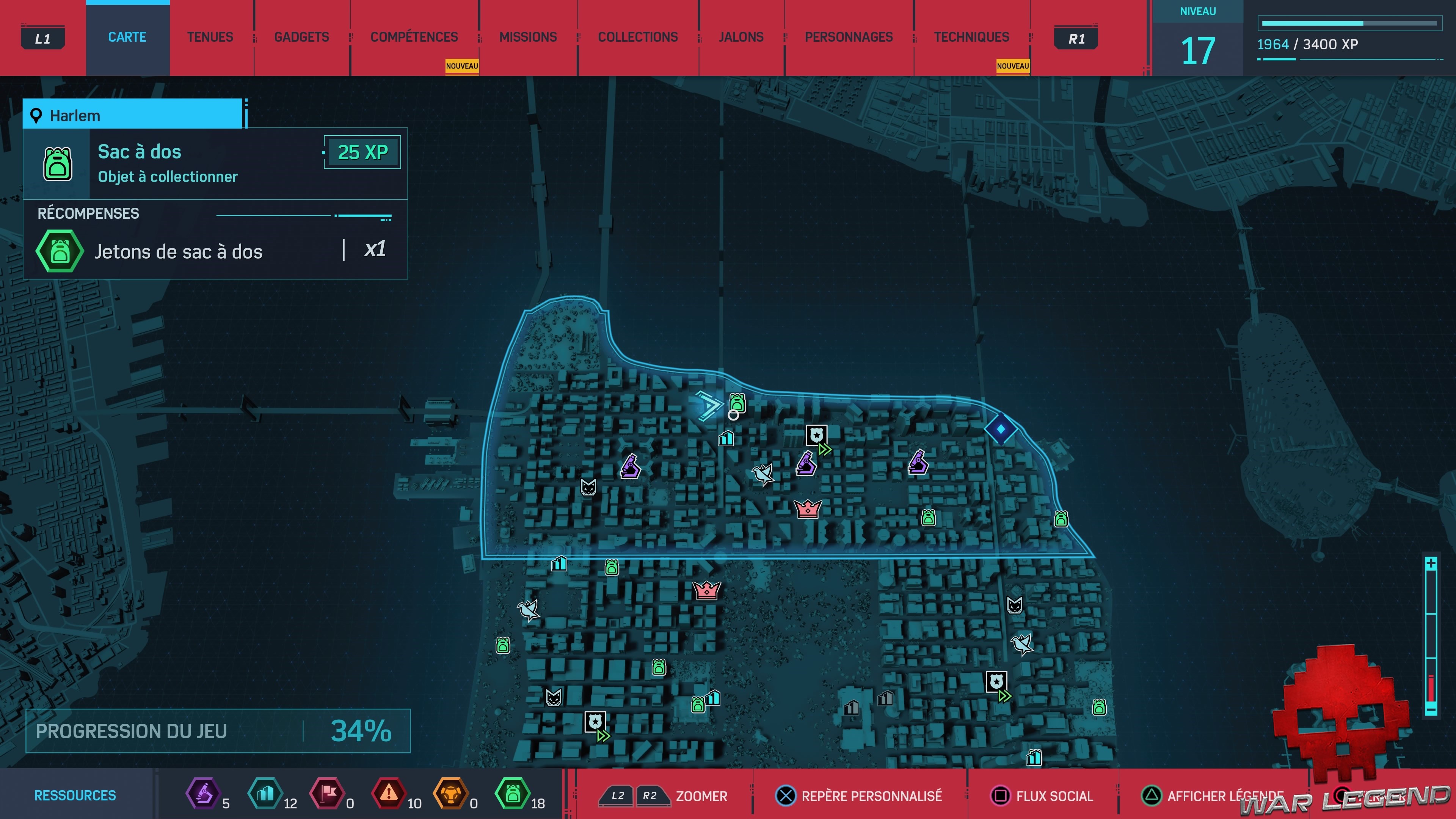 Spider-Man sacs à dos Harlem 3