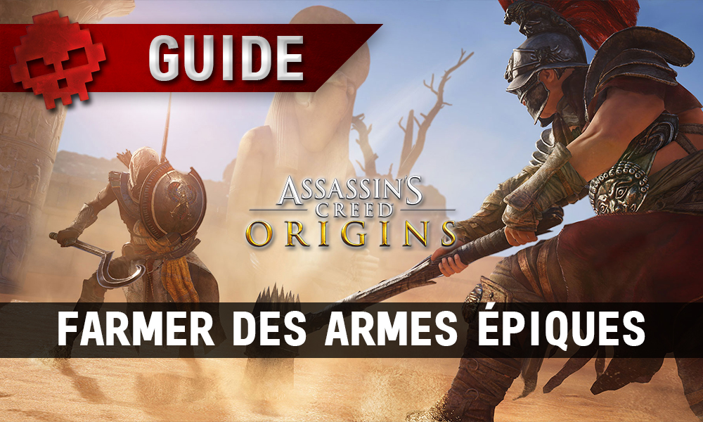 légionn,aire romain abattant sa masse au sol devant bayek qui tient son bouclier levé