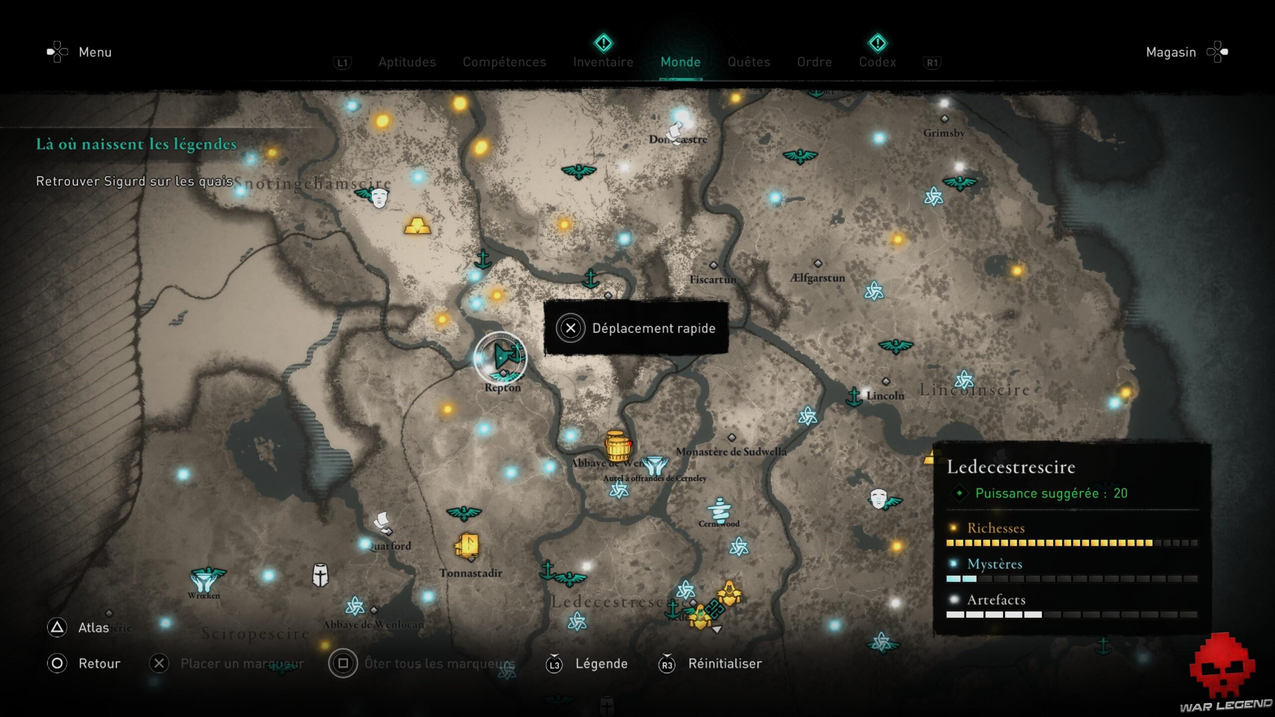 Guide AC Valhalla Ordre 17