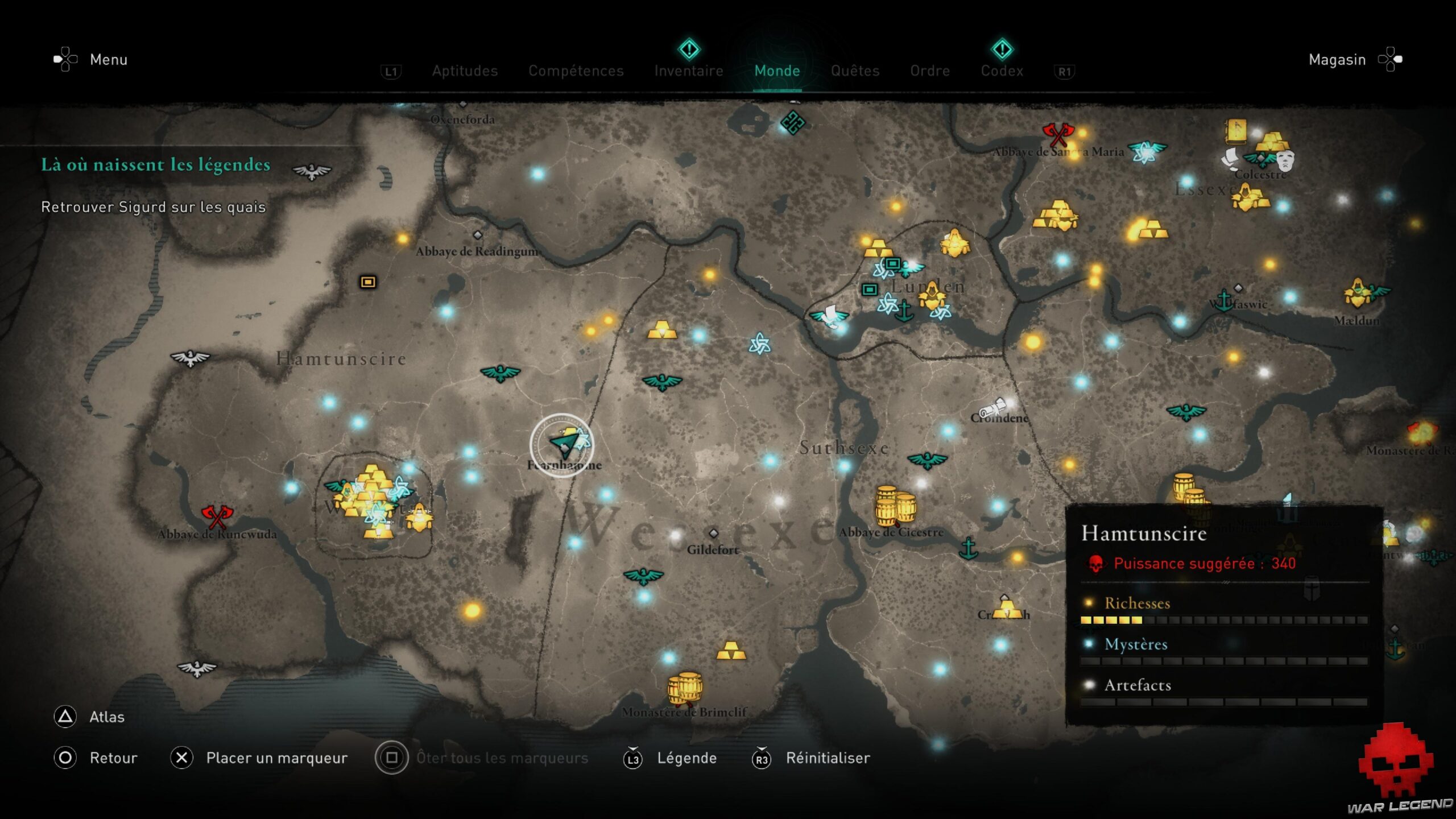 Guide AC Valhalla Ordre 23