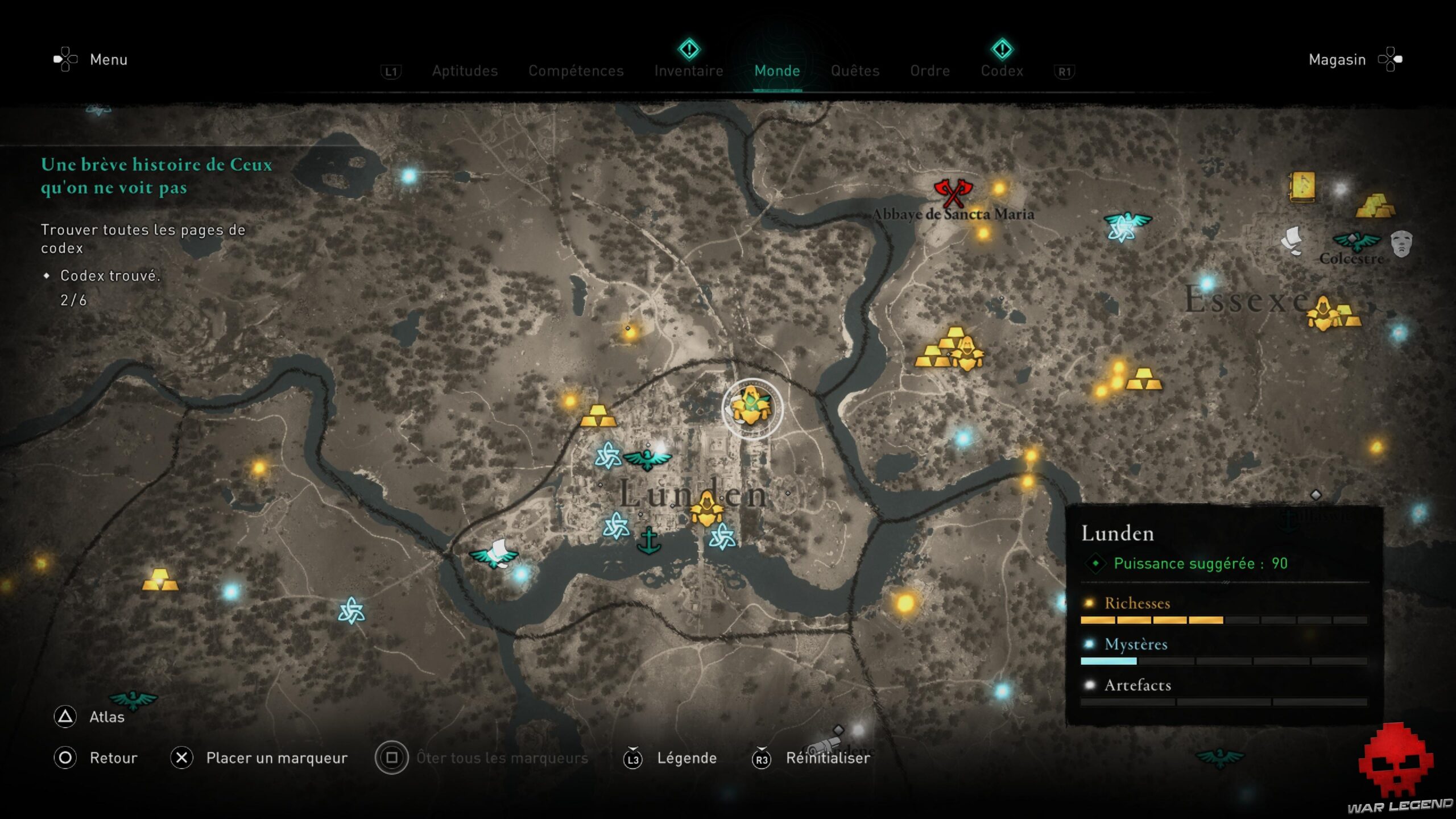 Guide AC Valhalla Ordre 36