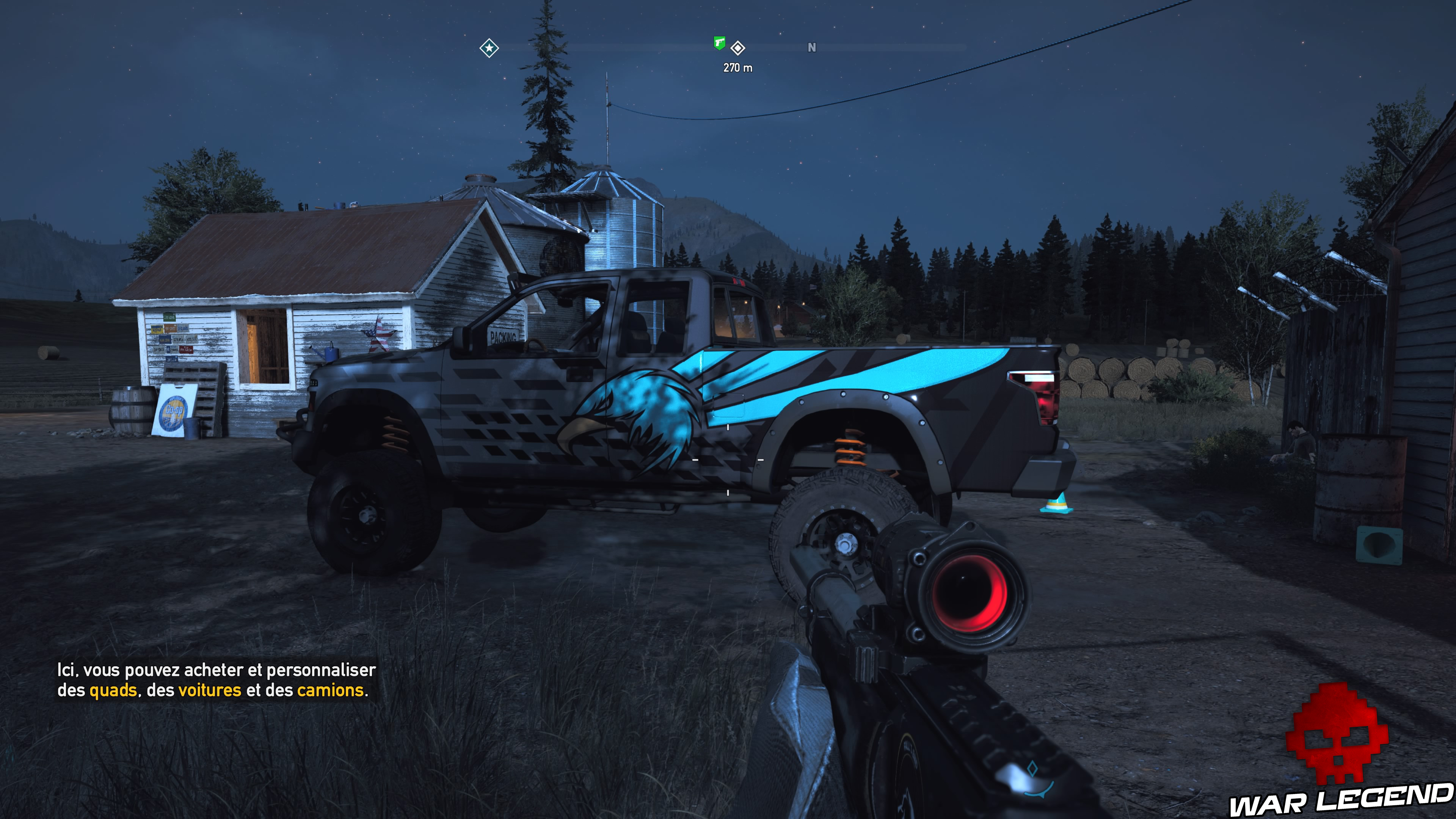 Guide Far Cry 5 caches survivalistes région de John kimberlite