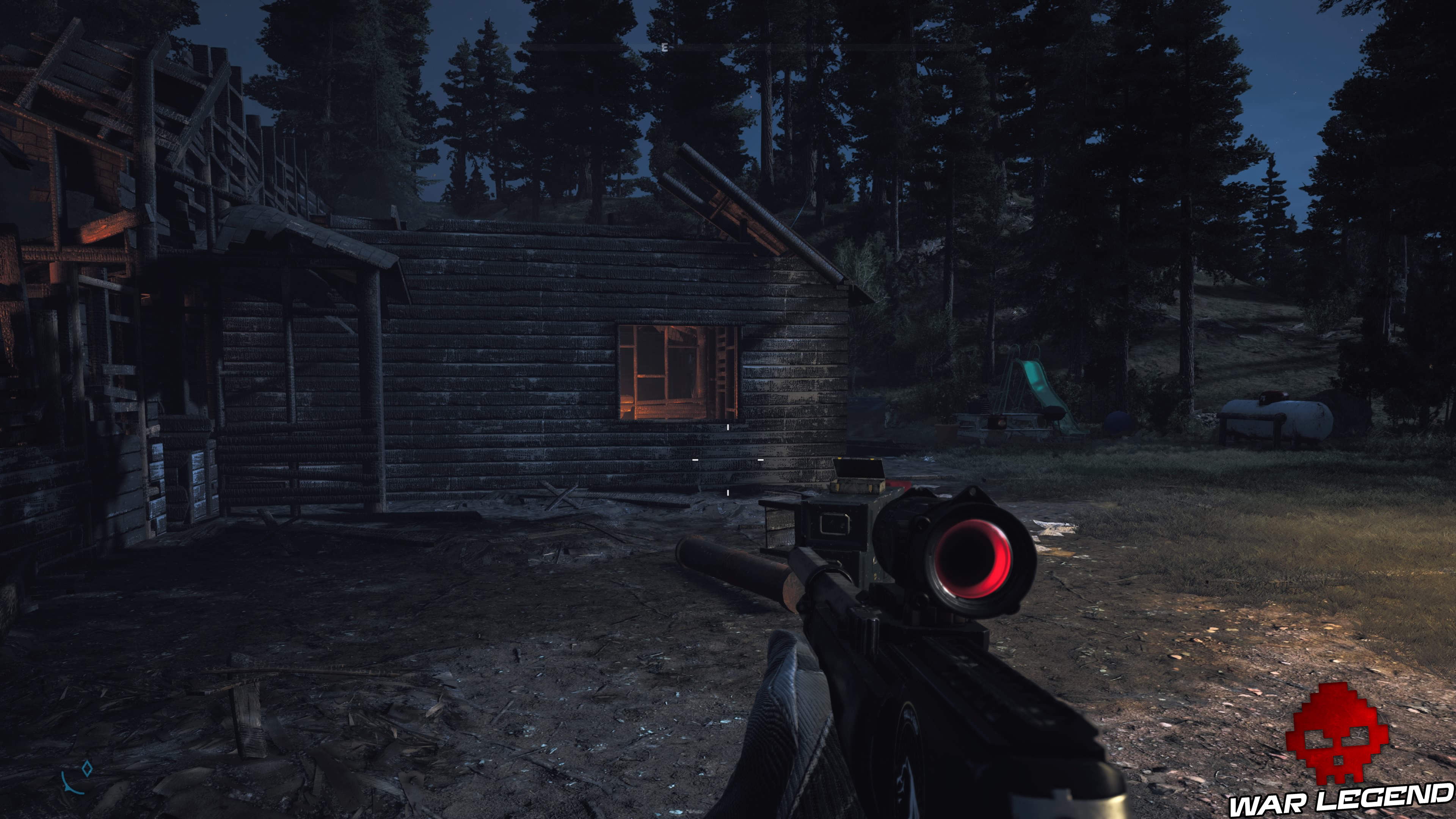 Guide Far Cry 5 caches survivalistes région de John maison incendiée