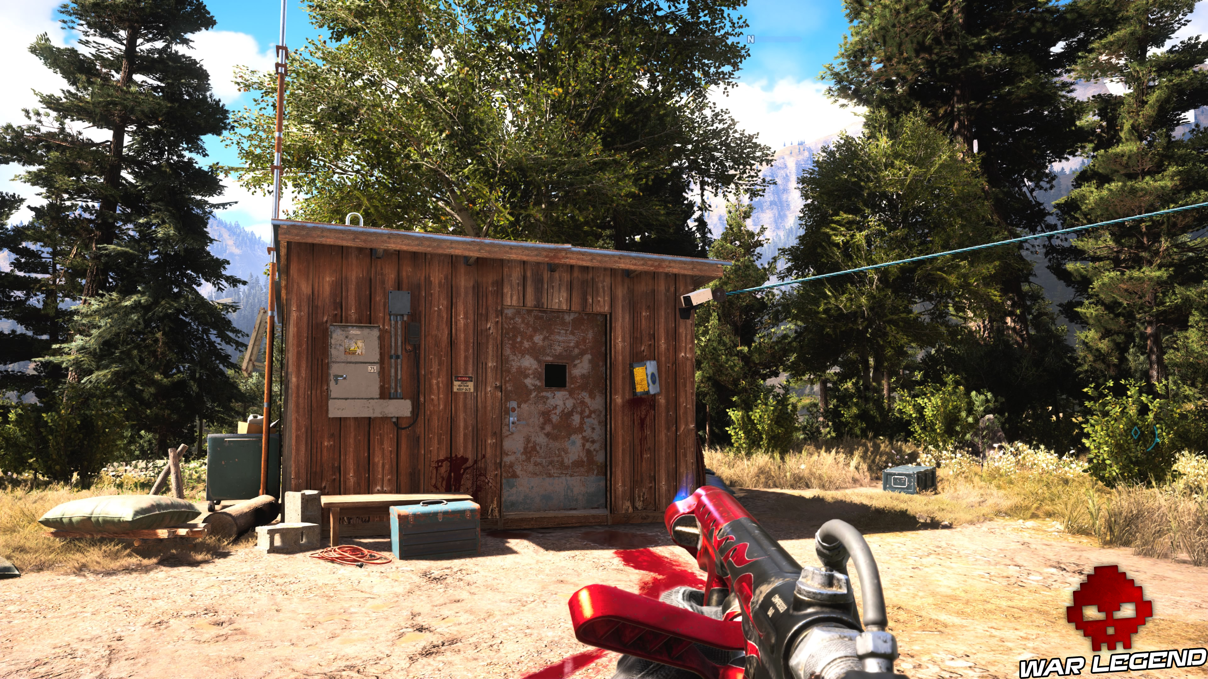 Guide Far Cry 5 caches survivalistes région de John abri de jardin