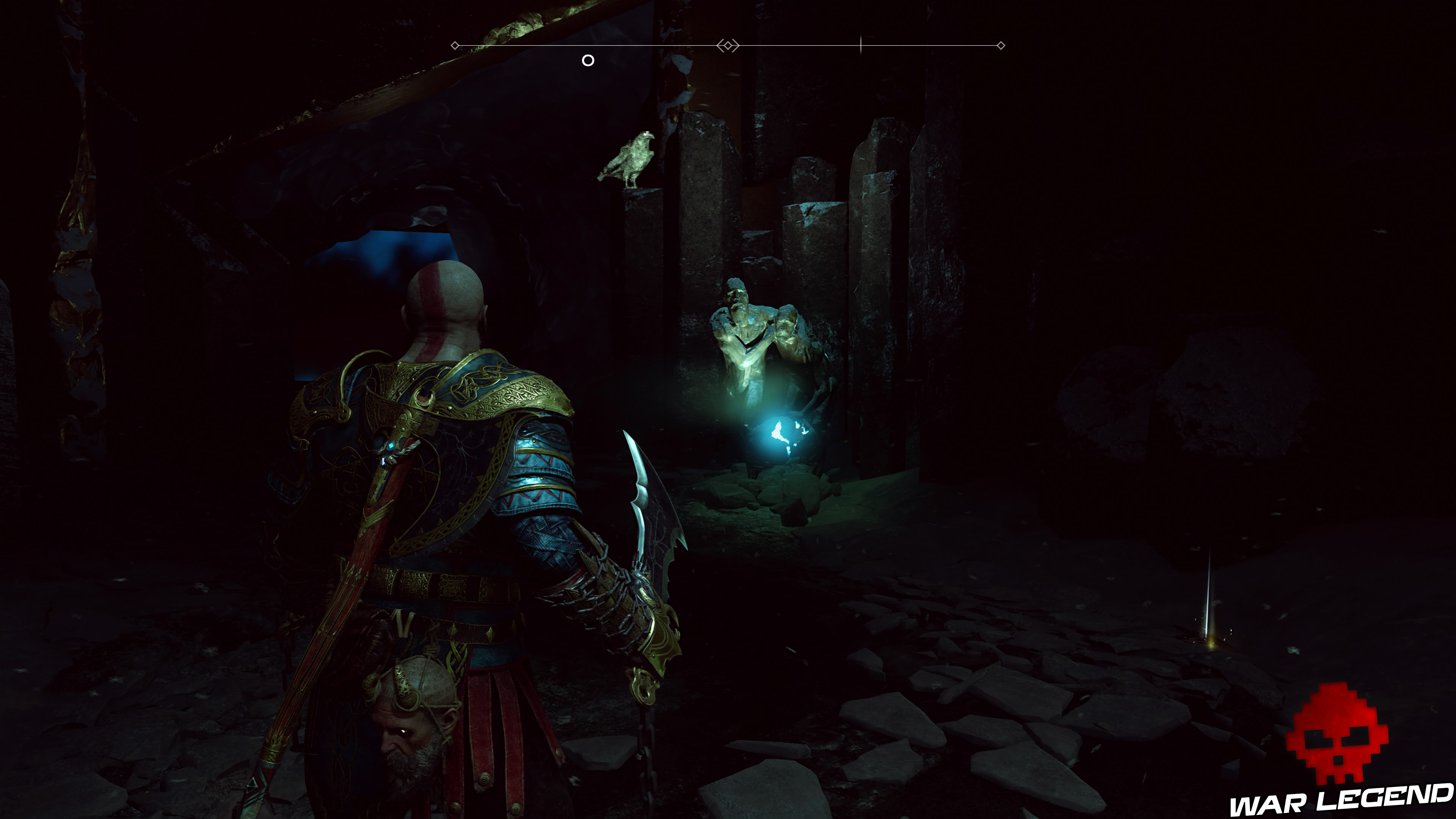 God of War_20180501142703 corbeau d'Odin et artefact